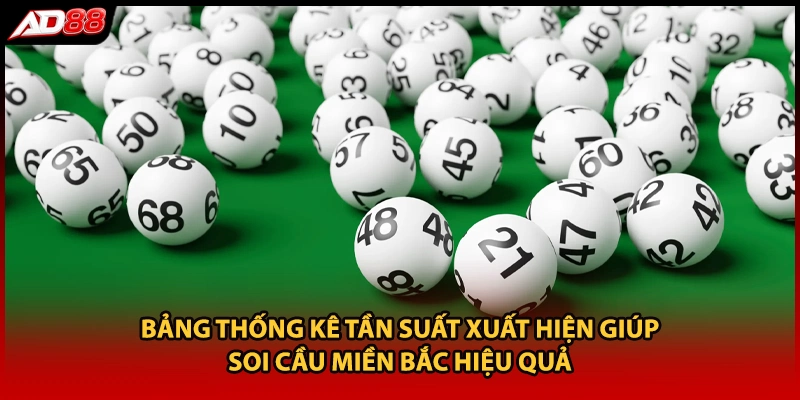 Bảng thống kê tần suất xuất hiện giúp soi cầu miền bắc hiệu quả