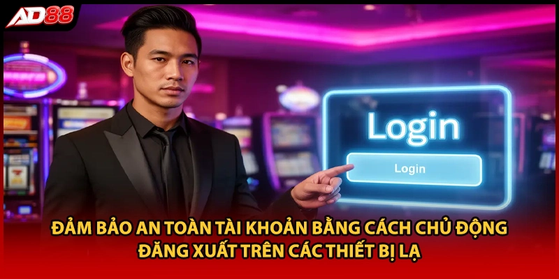 Đảm bảo an toàn tài khoản bằng cách chủ động đăng xuất trên các thiết bị lạ